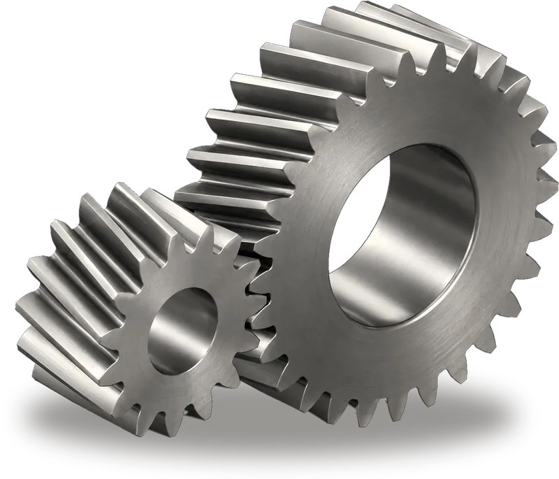 Precision steel helical gear pair
